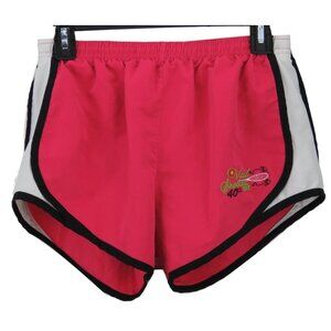 Womens Shorts Small Bx Flowy Athletic Vail Shootout Embroidery Pink/White